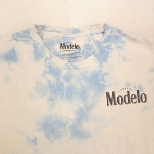 Modelo Short Sleeve Crew Neck Graphic T Shirt Mens Size Extra Large XL Tie Dye